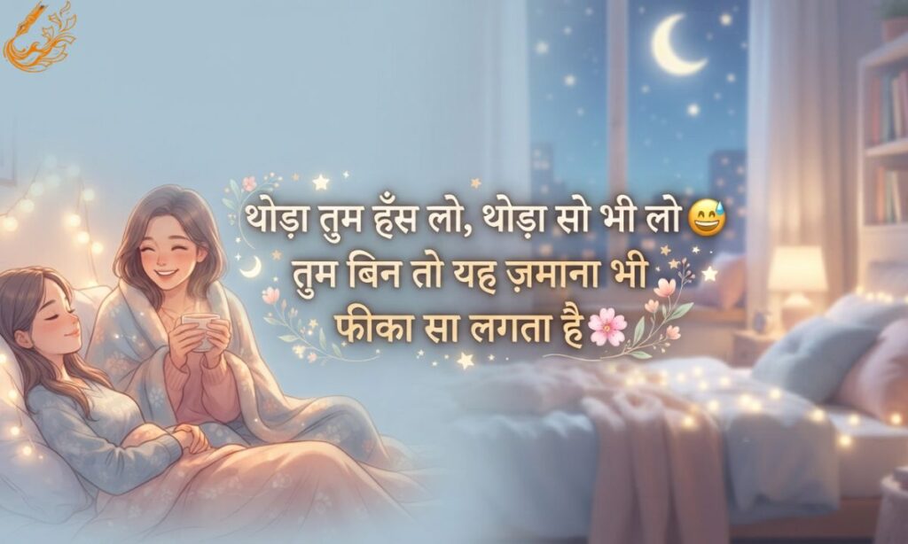 Friend good night shayari in hindi