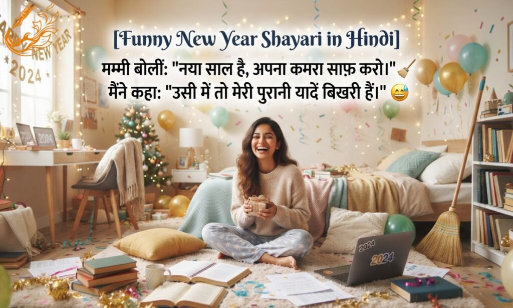 Funny New Year Shayari in Hindi