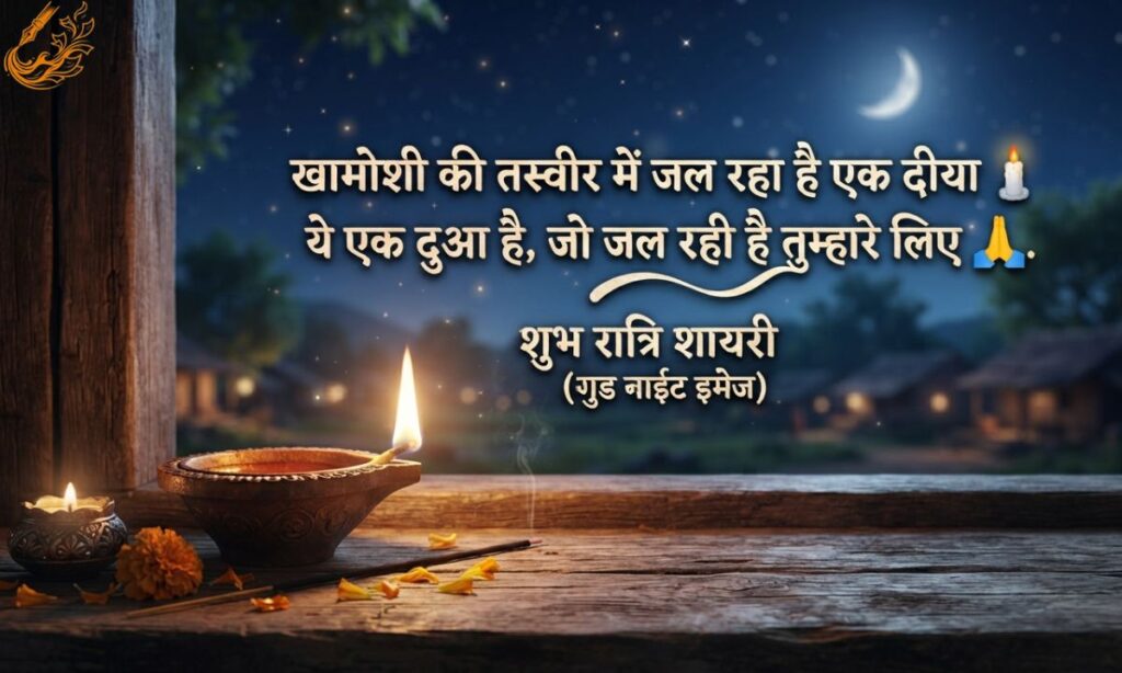 Good Night Image Shayari