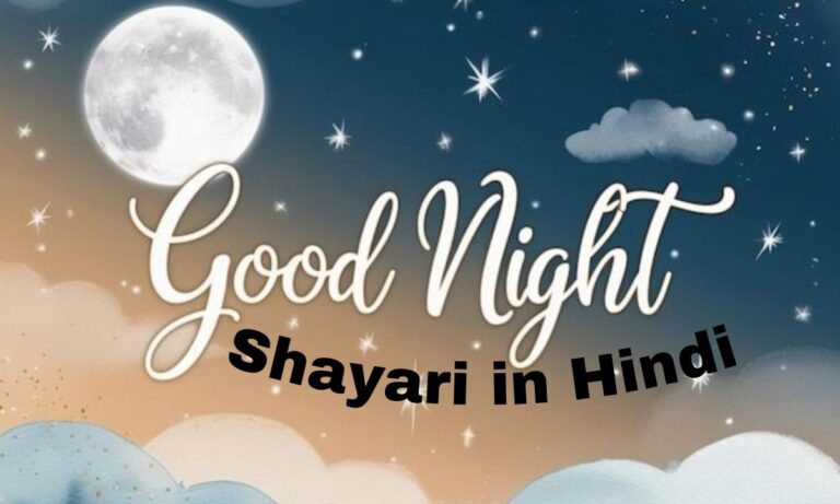 Good Night Shayari in Hindi