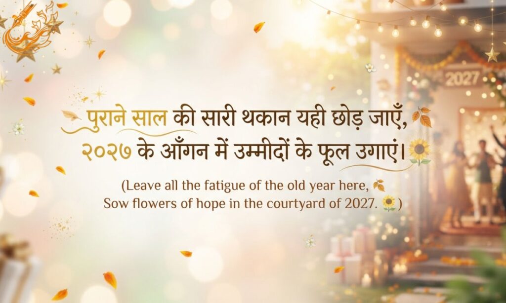 Happy New Year 2027 Wishes in Hindi