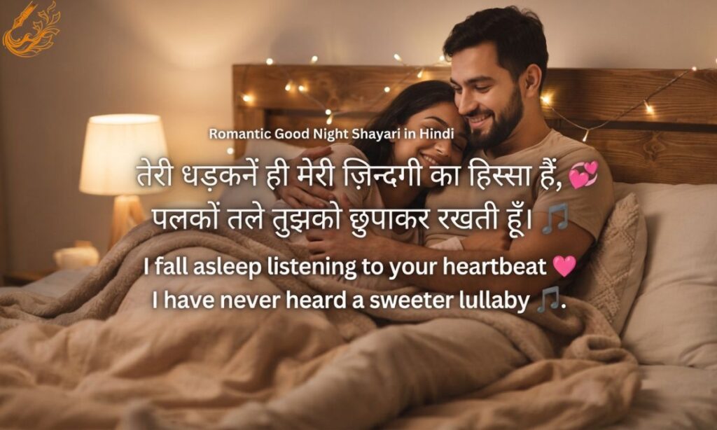Romantic Good Night Shayari in hindi